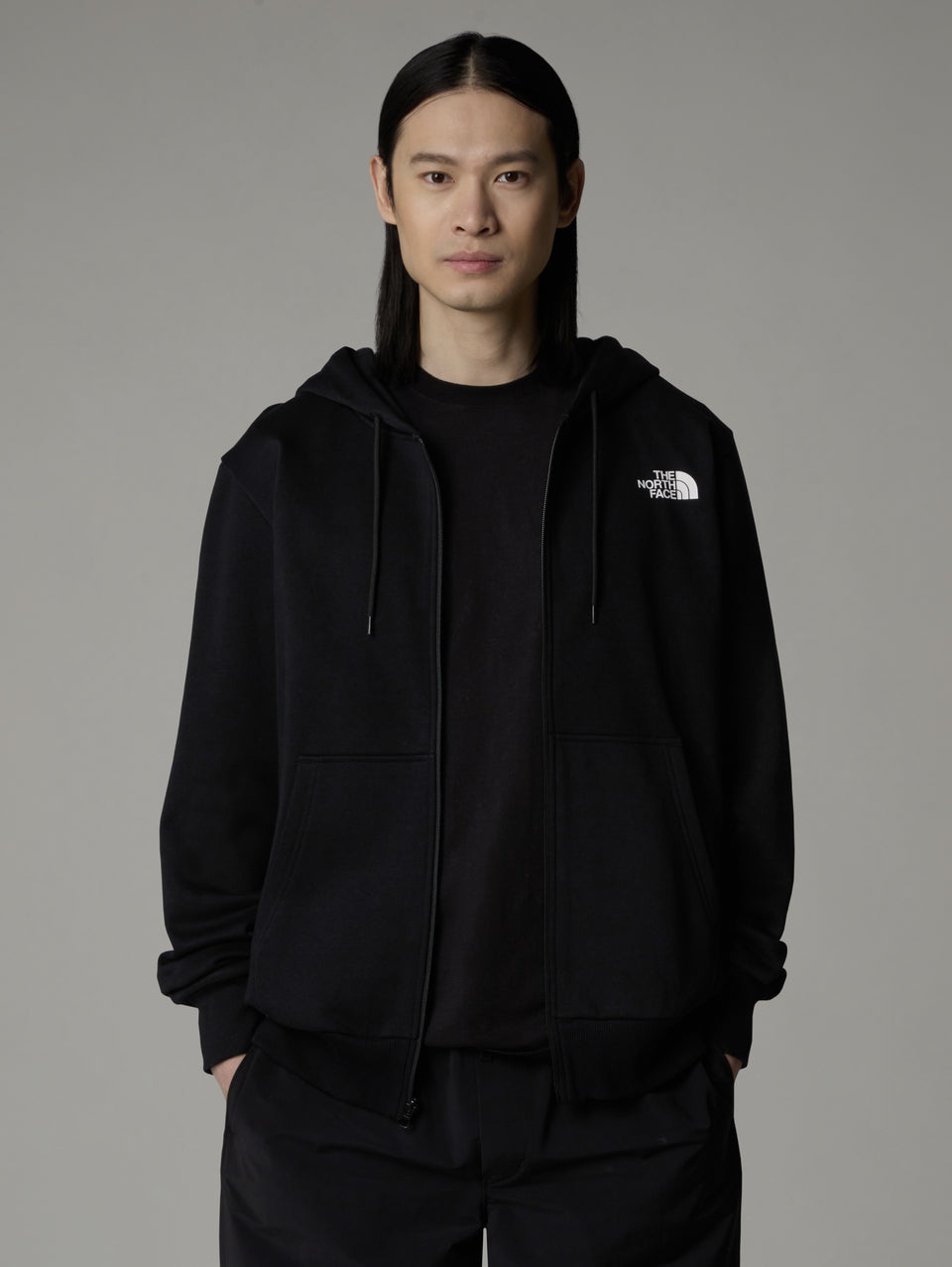 THE NORTH FACE Felpa con Cappuccio e Cerniera Nero Cyber Monday