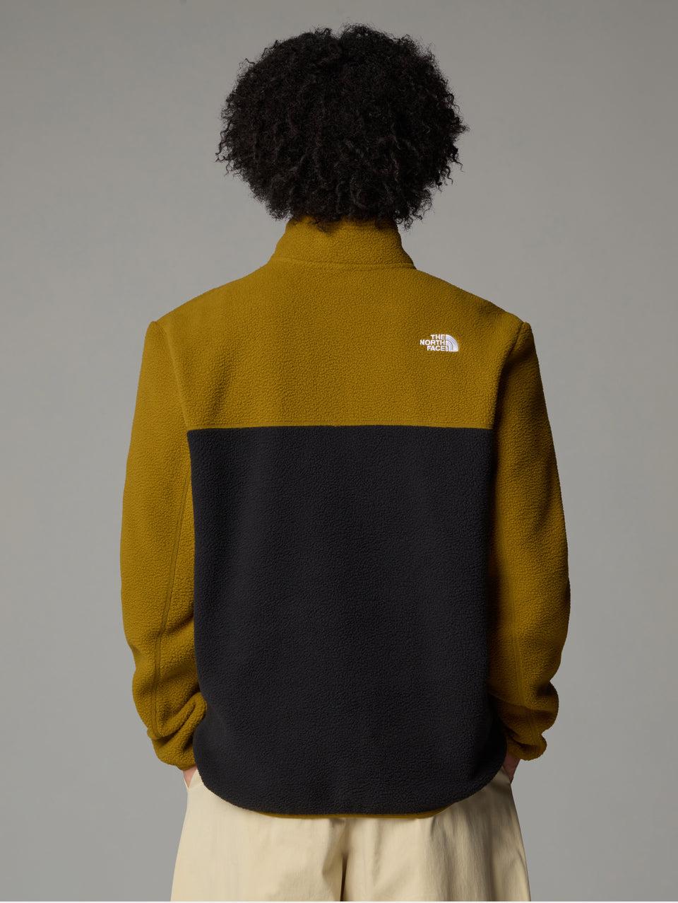 THE NORTH FACE Pile Yumiore con Cerniera a 1/4 Nero/Verde Offerta Pasqua