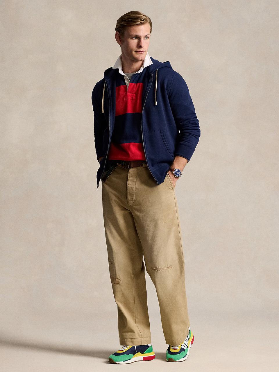 RALPH LAUREN Felpa con Cappuccio Blu Latest fashion