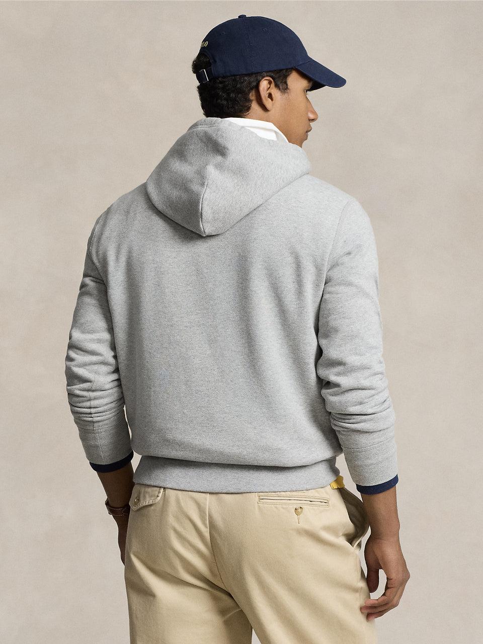 RALPH LAUREN Felpa con Cappuccio Grigio Offerta temporanea
