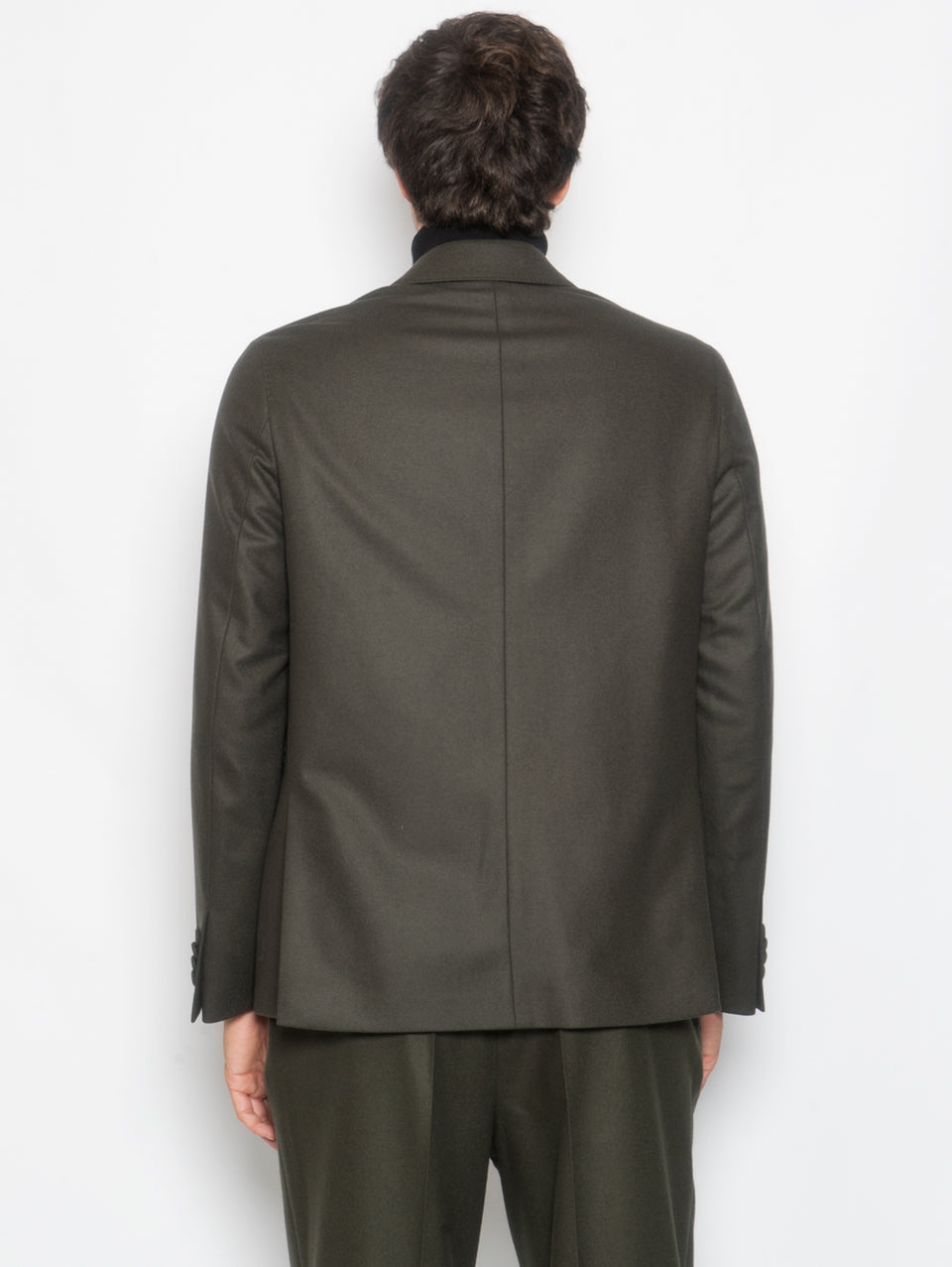 OFFICINE GÉNÉRALE Giacca in Lana Monopetto Tene Verde Oliva ACQUISTA ORA