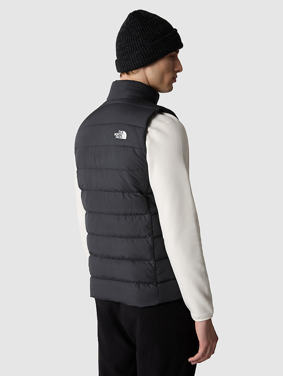 THE NORTH FACE Gilet con Cappuccio in Piuma Aconcagua Nero Super sconto