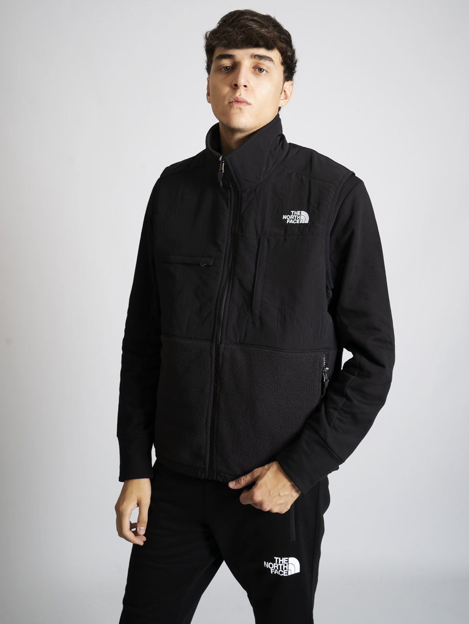 THE NORTH FACE Gilet in Pile Nero Trasporto libero internazionale