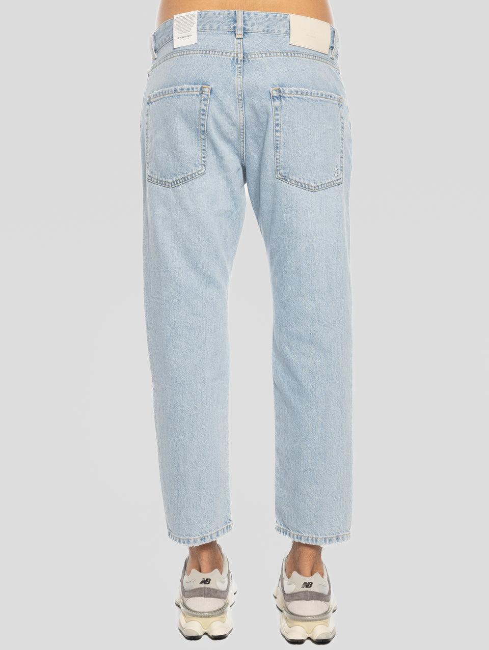 ICON DENIM Jeans Josh Gamba Dritta Blu Chiaro In vendita