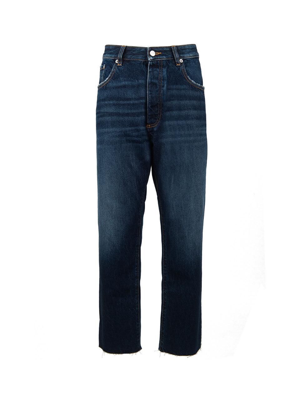ICON DENIM Jeans Josh con Orlo Sfrangiato Blu Duty-free