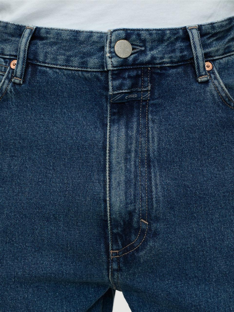 CLOSED Jeans Cinque Tasche con Vita Bassa Blu Italia