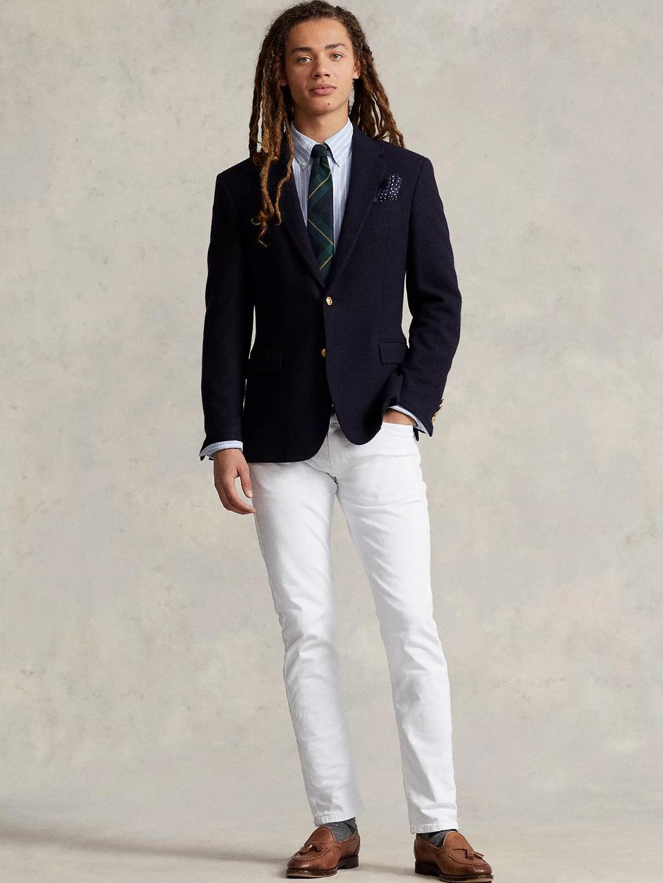 RALPH LAUREN Jeans Sullivan in Cotone Bull Slim Fit Bianco Pezzi Unici