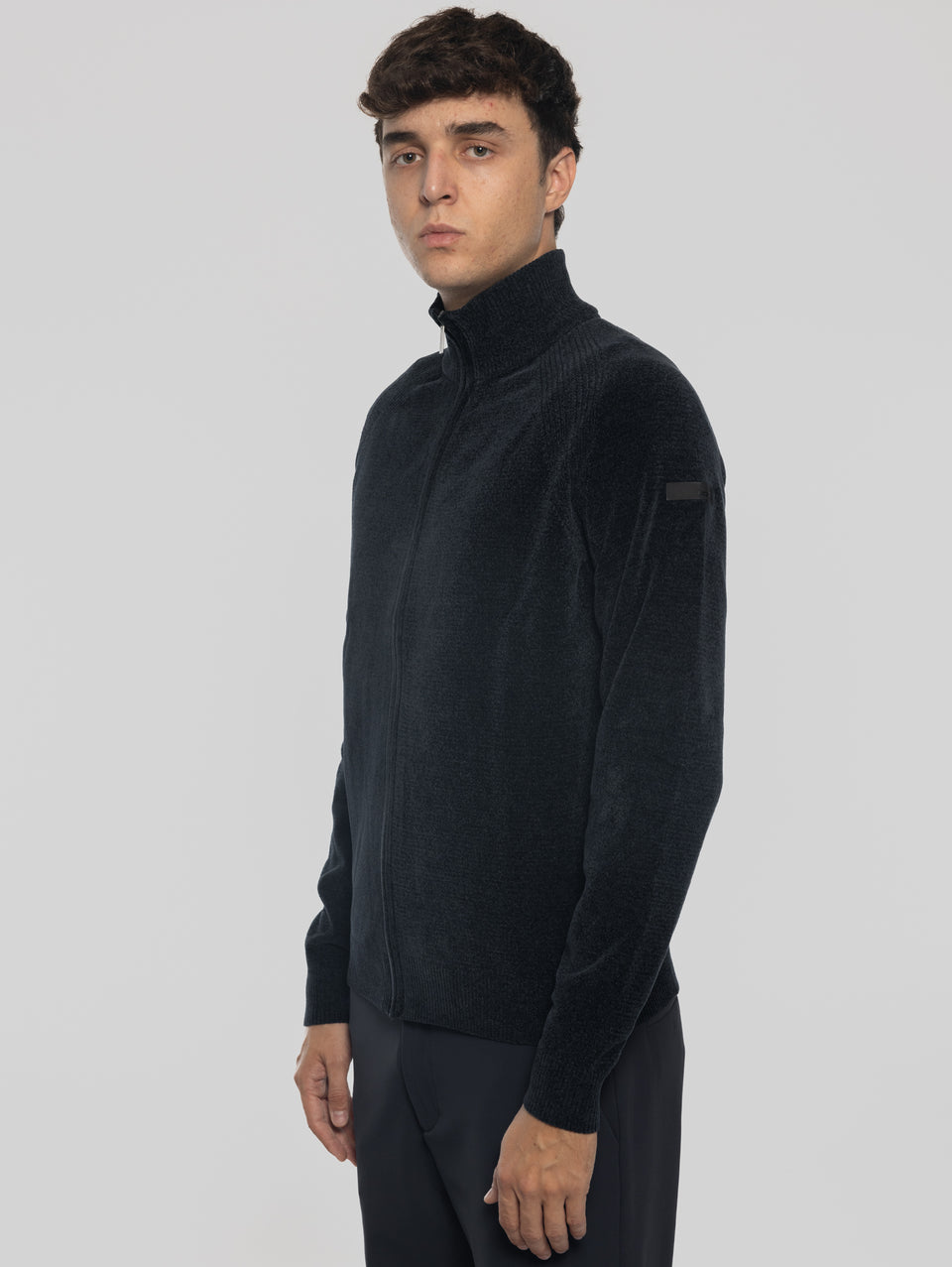 RRD Cardigan in Ciniglia Rasata Blu Novità