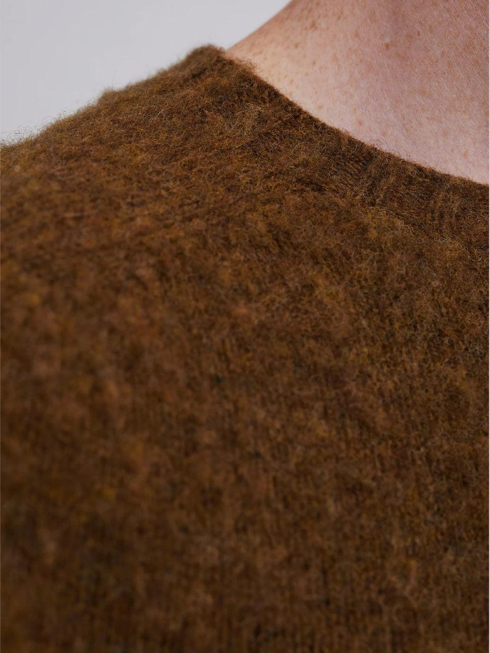 NORSE PROJECTS Maglia Girocollo in Lana Scozzese Birnir Oliva Hotsell