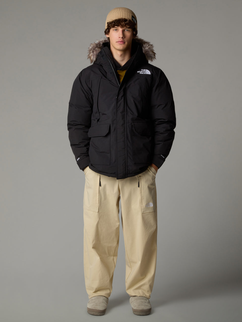 THE NORTH FACE Parka McMurdo con Cappuccio Rimovibile Nero Prezzo di fabbrica