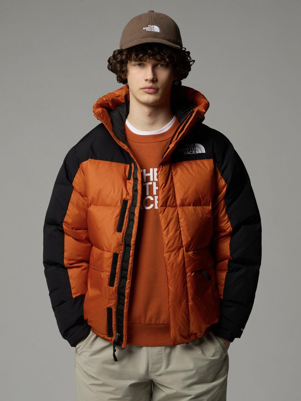 THE NORTH FACE Piumino con Cappuccio Color Block Himalayan Terra/Nero Offerta speciale