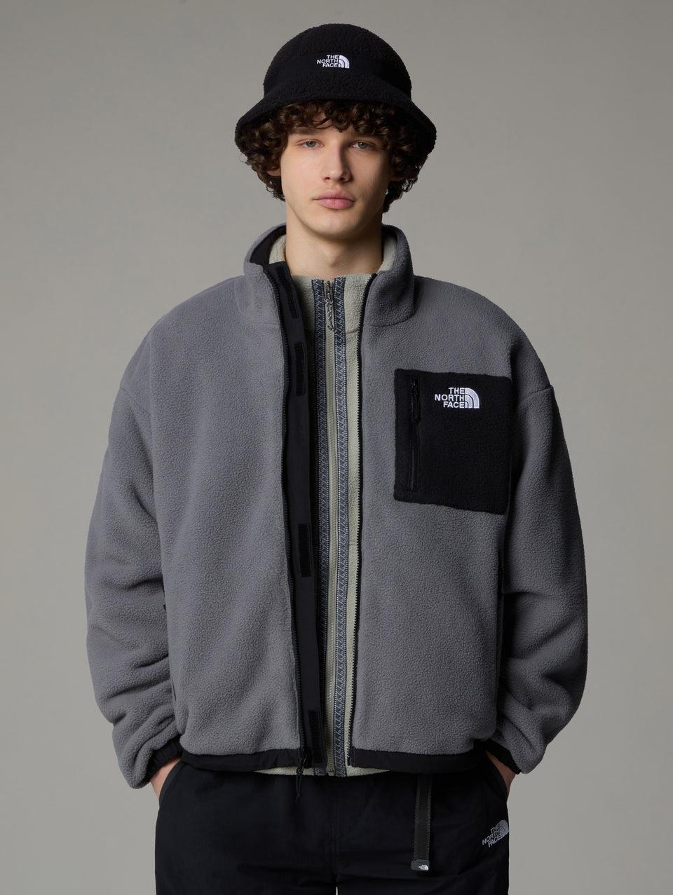 THE NORTH FACE Giacca da Uomo in Pile Reversibile Yumiori Grigio/Nero Flash Sale