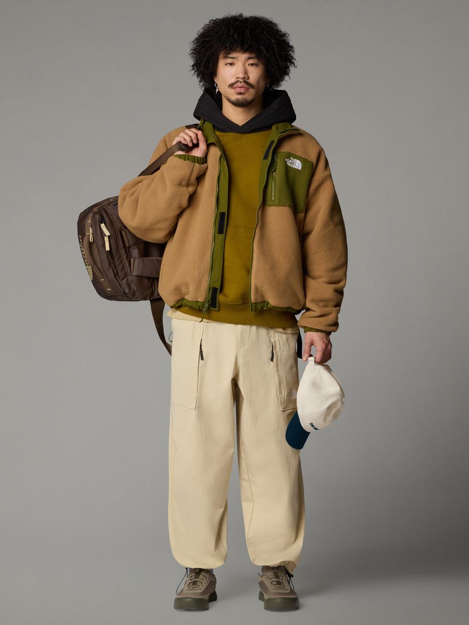 THE NORTH FACE Giacca da Uomo in Pile Reversibile Yumiori Beige/Verde Fornitura limitata