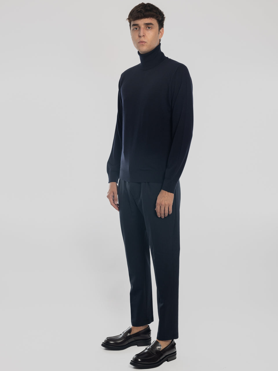 CLOSED Pantaloni con Coulisse in Fresco Lana Blu Vendita calda