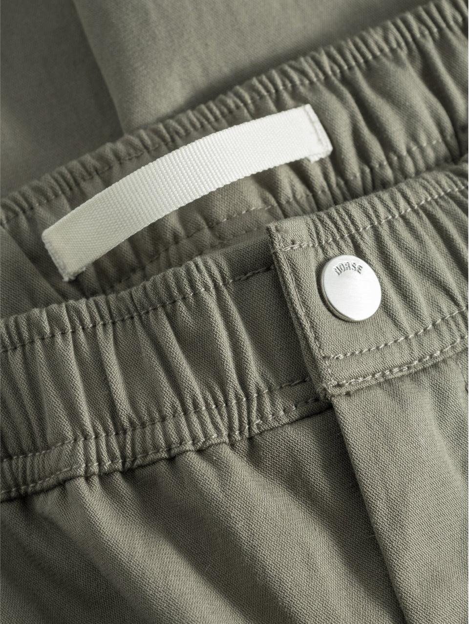 NORSE PROJECTS Pantaloni con Coulisse in Micro Twill Verde Nuovi prodotti