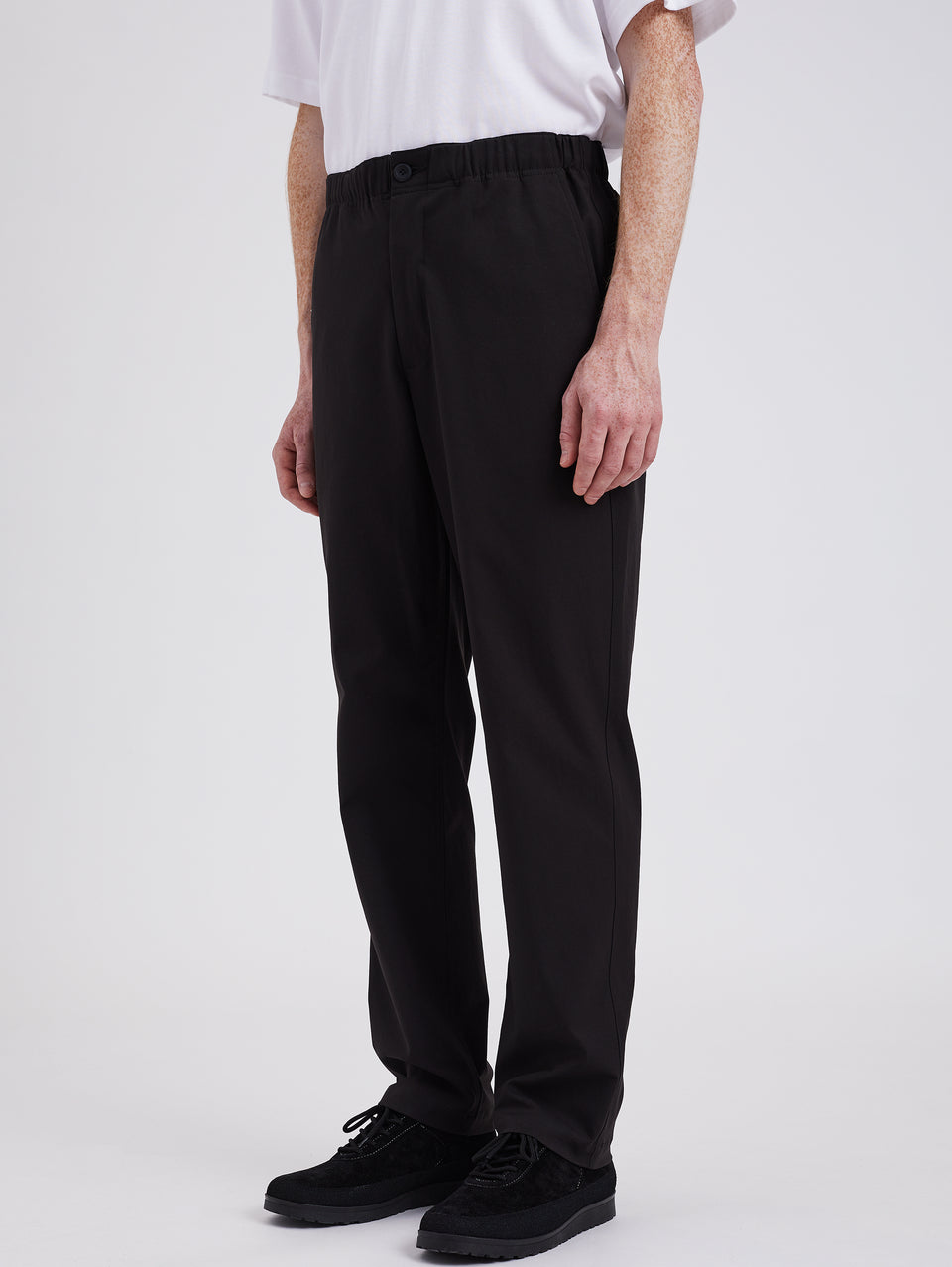 NORSE PROJECTS Pantaloni in Solotex con Elastico in Vita Nero Bestseller