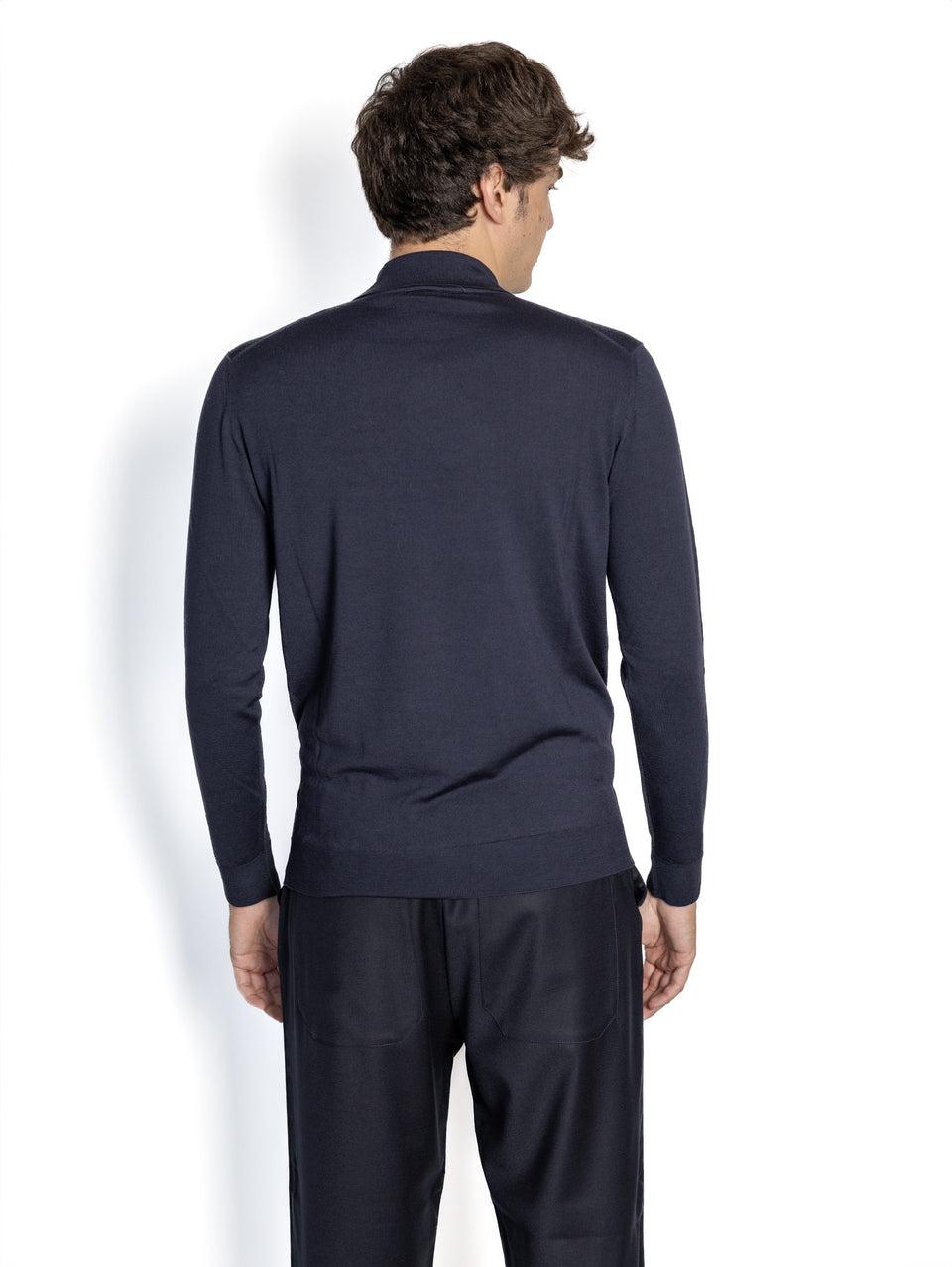 BARENA VENEZIA Polo in Maglia Blu Super Saving Price