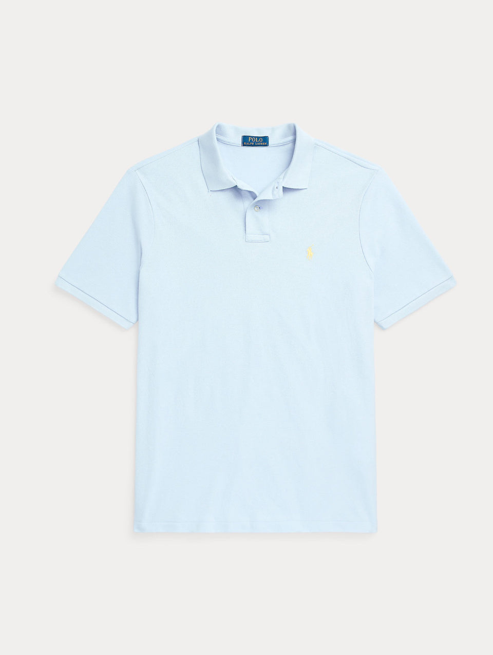RALPH LAUREN Polo in Mesh Slim Fit Blu Cielo Rilascio limitato