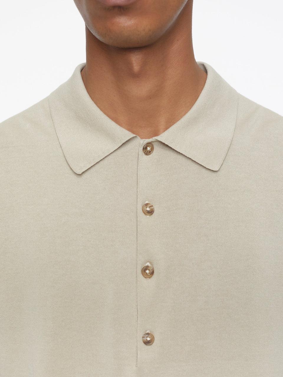 CLOSED Polo in Cotone Extrafine Sabbia Latest stili
