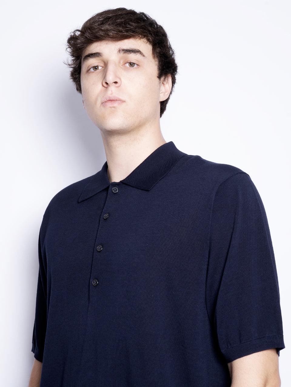 CLOSED Polo in Cotone Extrafine Blu Notte Ultimi due giorni