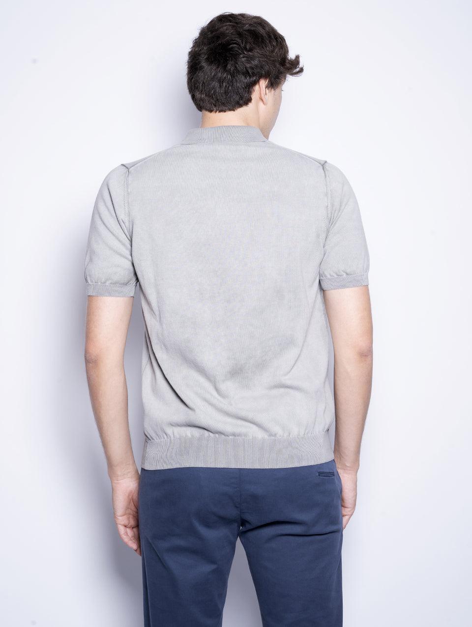 ALPHA STUDIO Polo in Cotone Tinto in Capo Salvia Fino al 65% di sconto