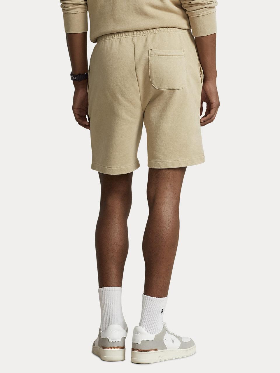 RALPH LAUREN Shorts in Cotone Loopback Beige Solo un giorno rimasto