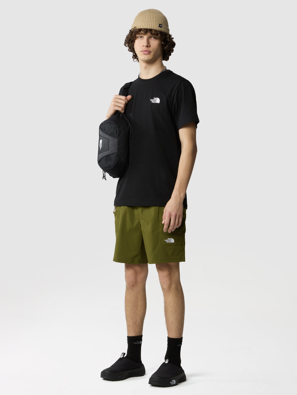 THE NORTH FACE T-shirt Regular Fit con Logo Nero Sconti questo mese