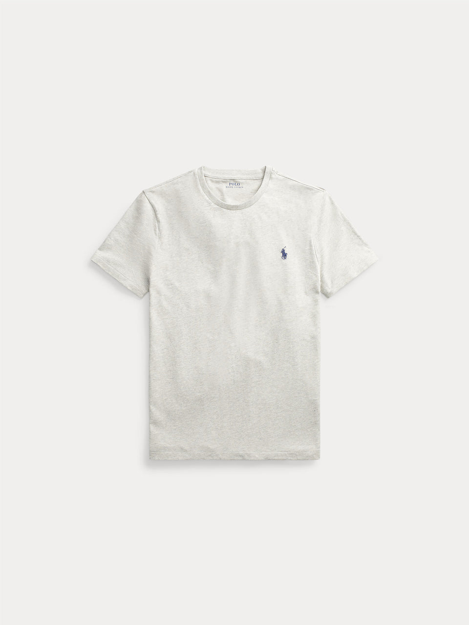 RALPH LAUREN T-shirt in Cotone Basica Grigio Nuovo