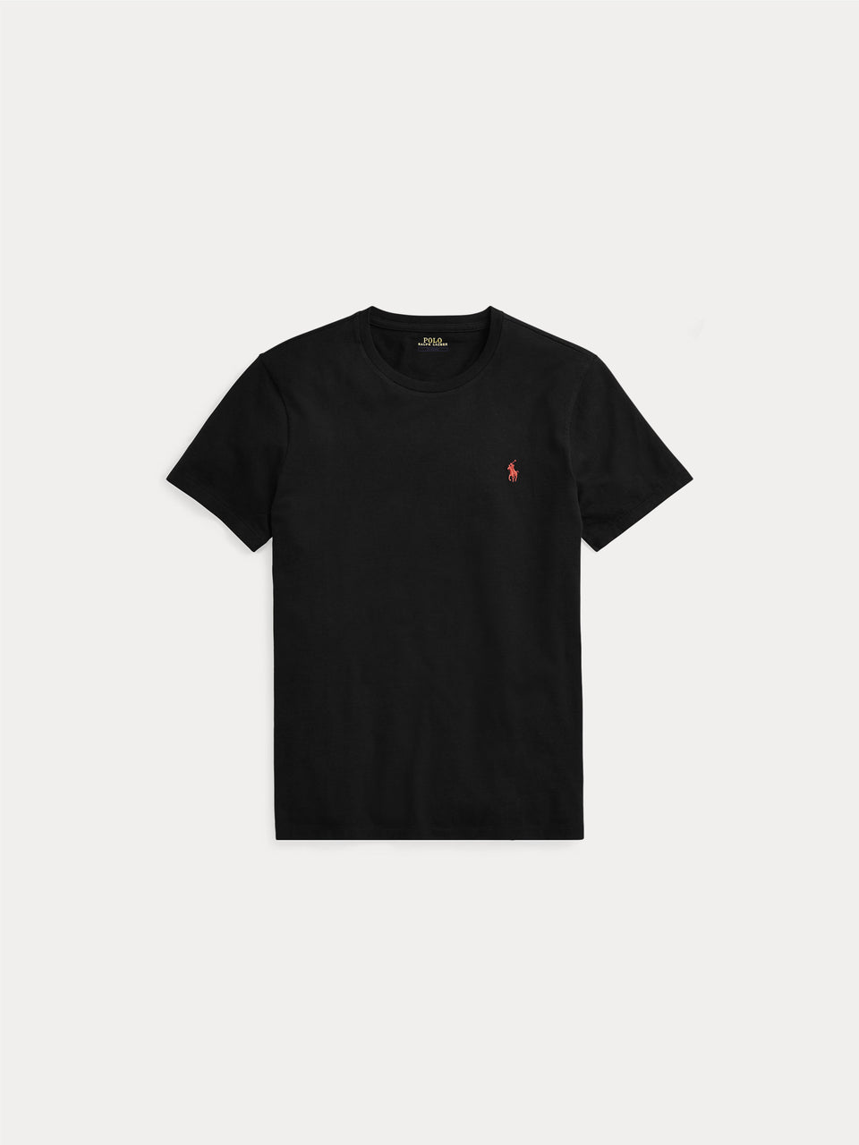 RALPH LAUREN T-shirt in Cotone Basica Nero Qualità