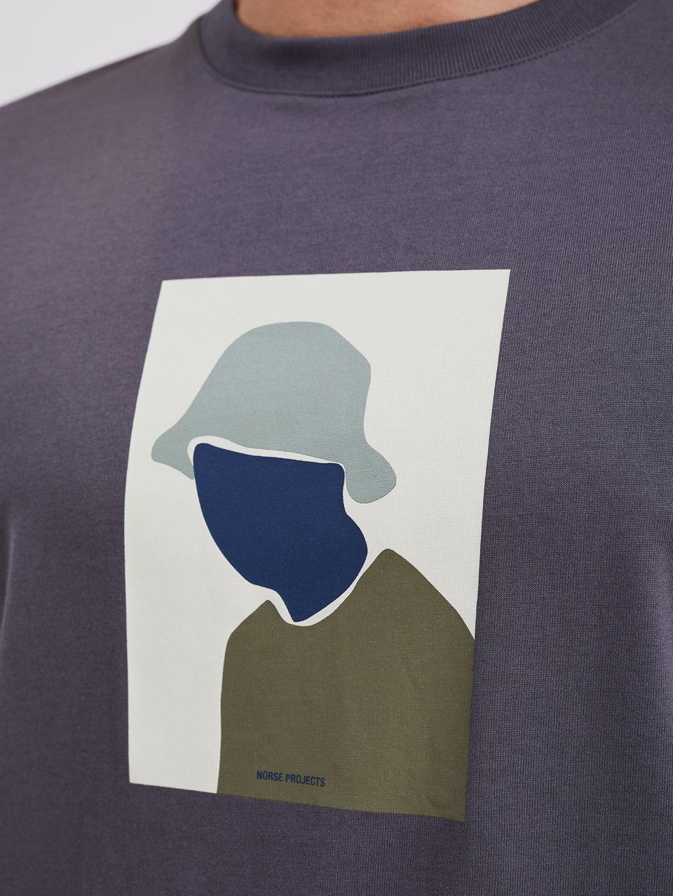 NORSE PROJECTS T-shirt con Stampa Serigrafata Grigio Vendita