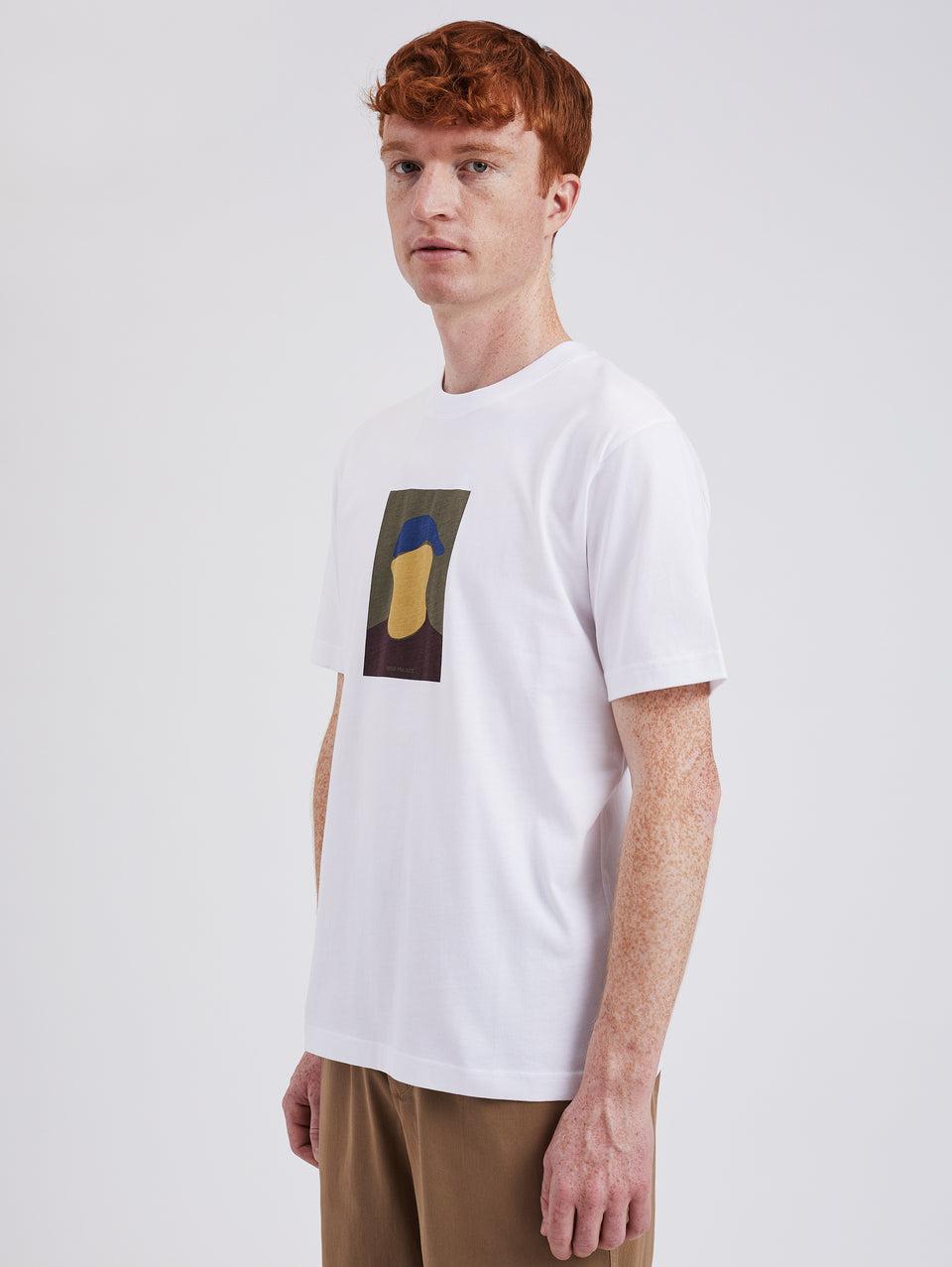NORSE PROJECTS T-shirt con Stampa Serigrafata Bianco Promozione