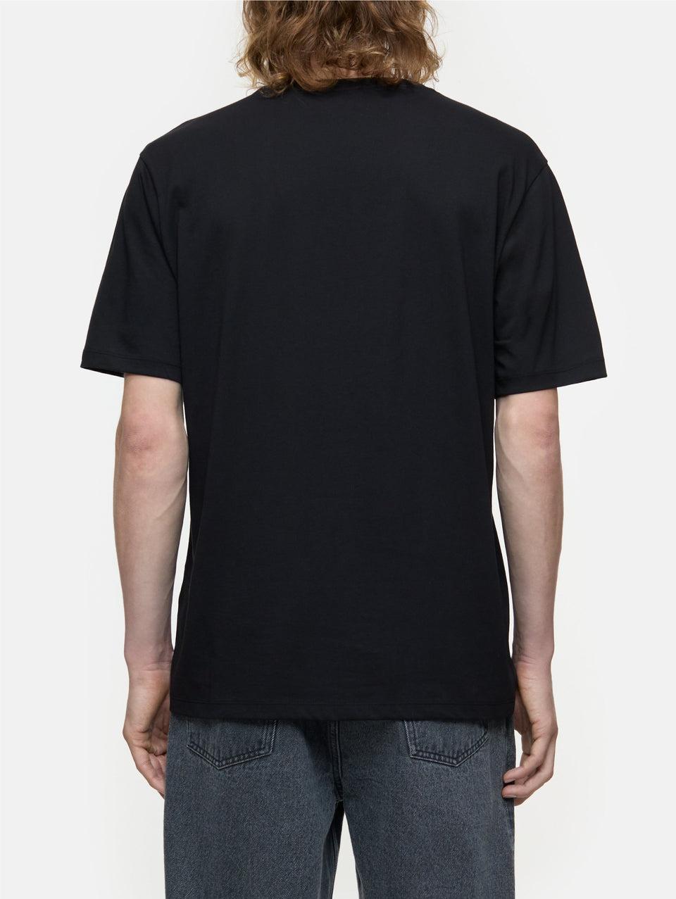 CLOSED T-shirt Girocollo in Jersey Nero Soddisfazione Garantita