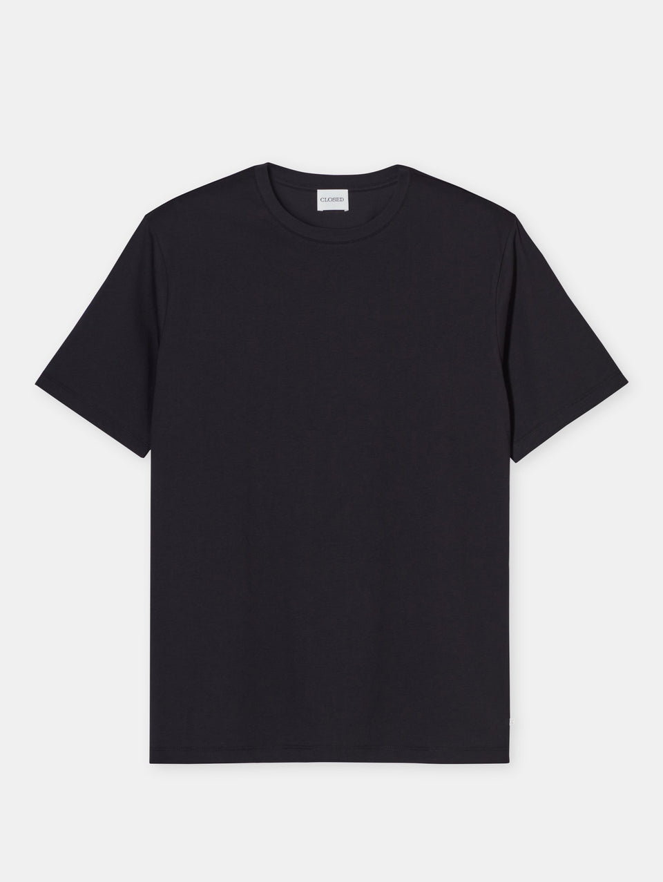 CLOSED T-shirt Girocollo in Jersey Nero Soddisfazione Garantita