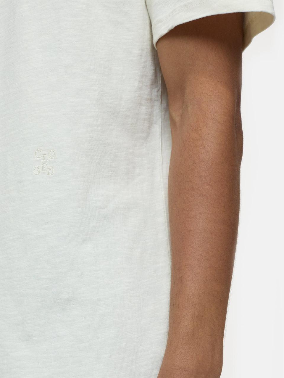 CLOSED T-shirt Effetto Fiammato Avorio Acquista Ora