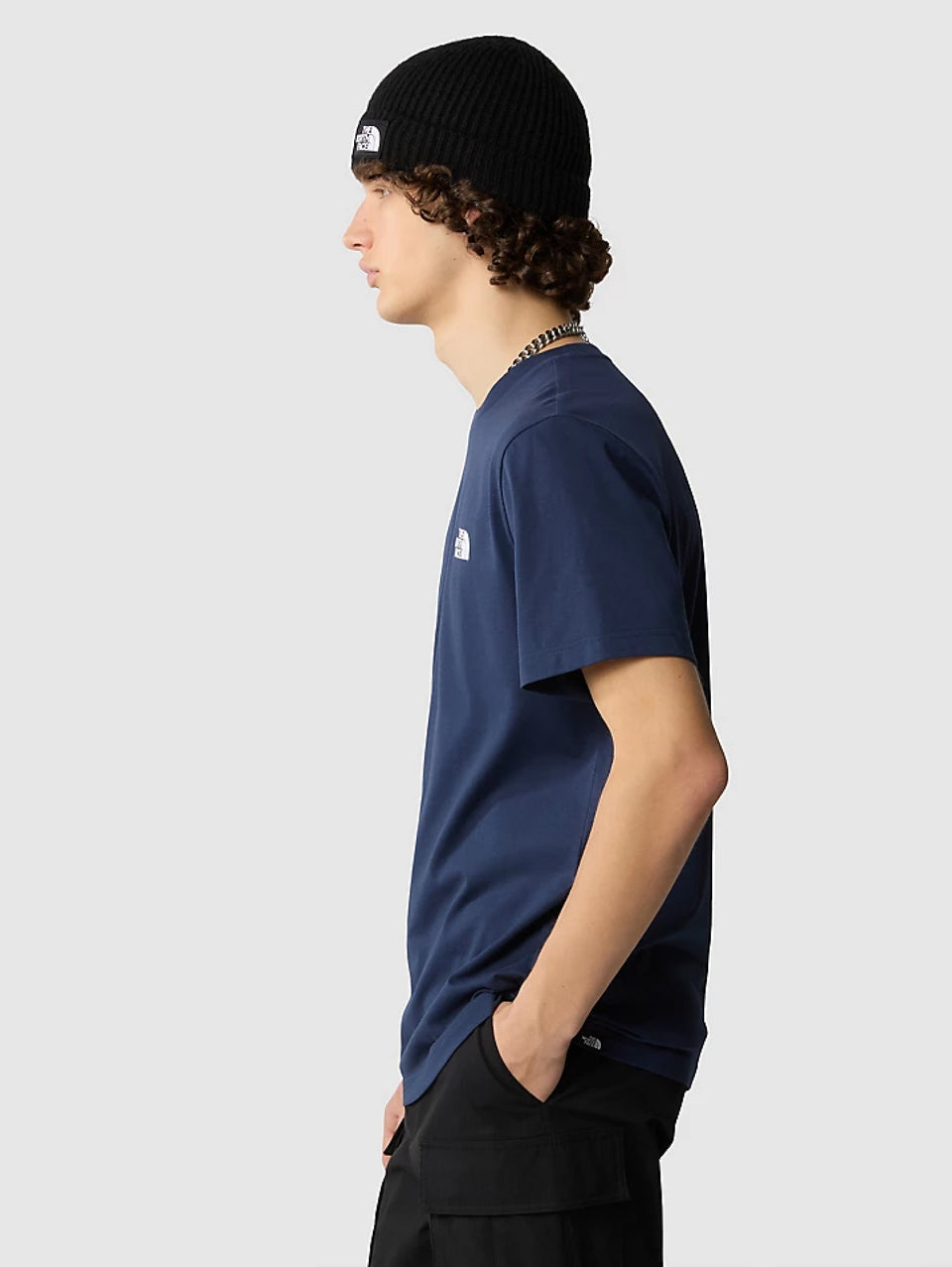THE NORTH FACE T-shirt Regular Fit con Logo Blu Consegna Veloce