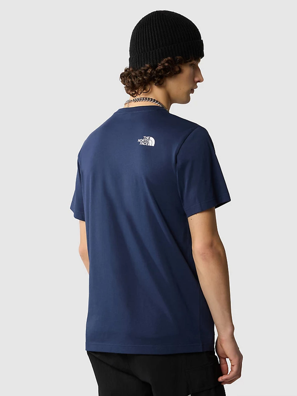 THE NORTH FACE T-shirt Regular Fit con Logo Blu Consegna Veloce