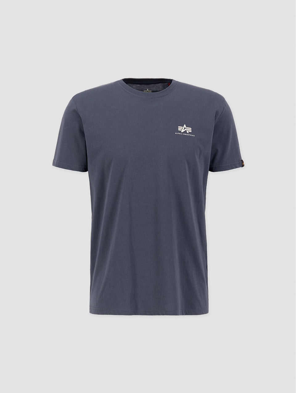 ALPHA INDUSTRIES T-shirt con Logo sul Petto Grigio Shopping Online