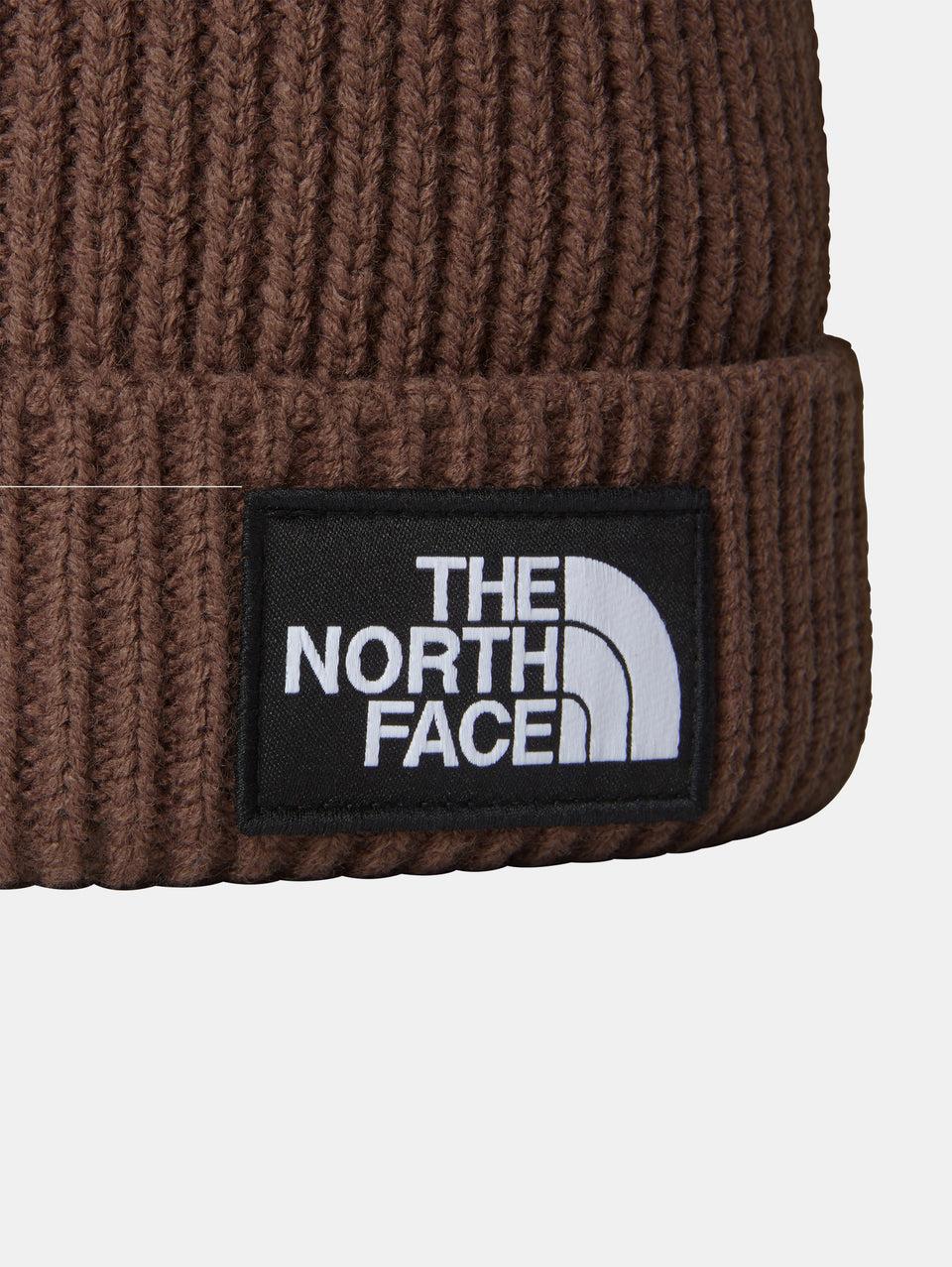 THE NORTH FACE Berretto in Maglia con Logo Frontale Marrone Spedizione gratuita