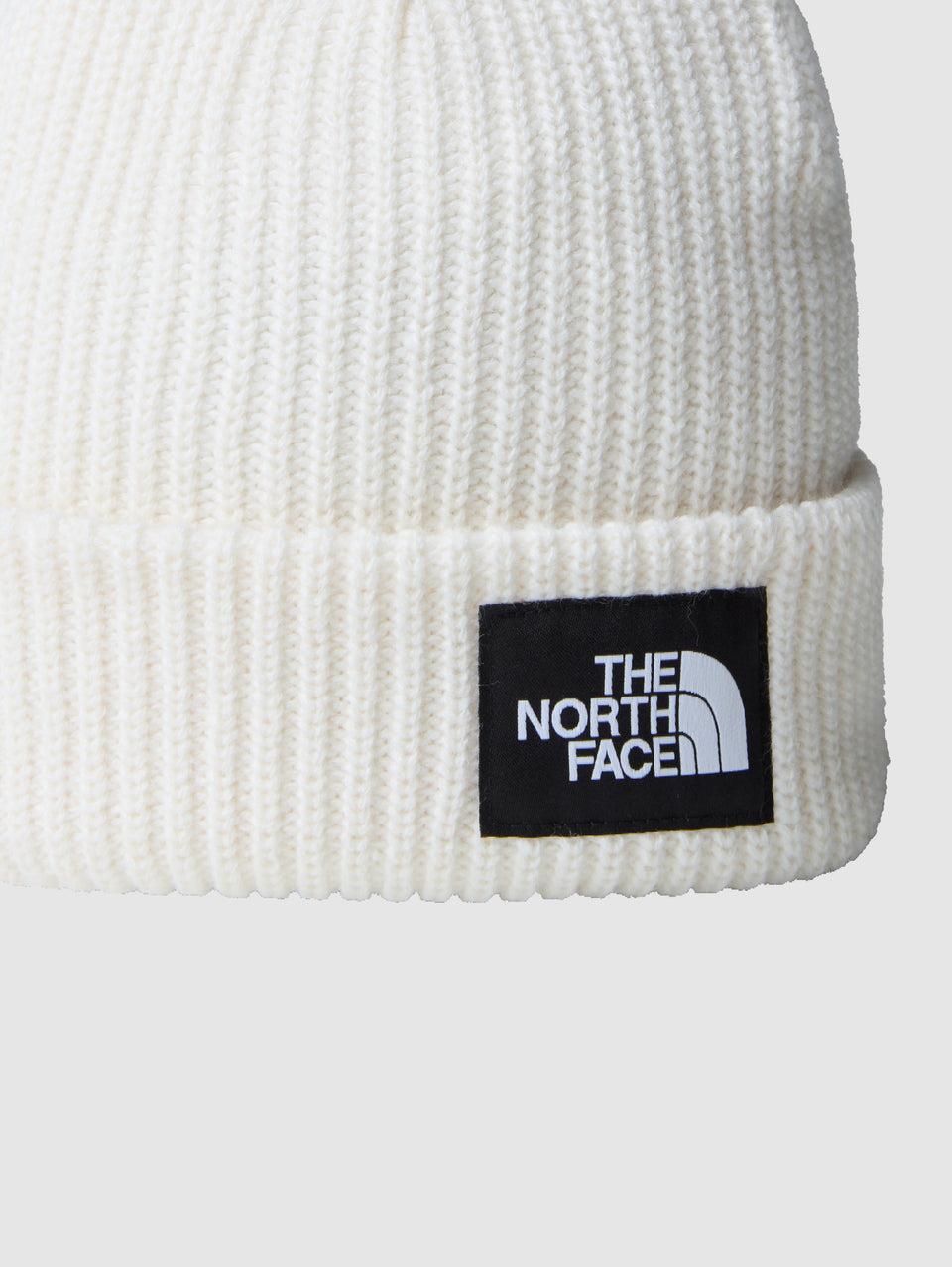 THE NORTH FACE Berretto in Maglia a Coste con Logo Bianco Negozio online di fabbrica