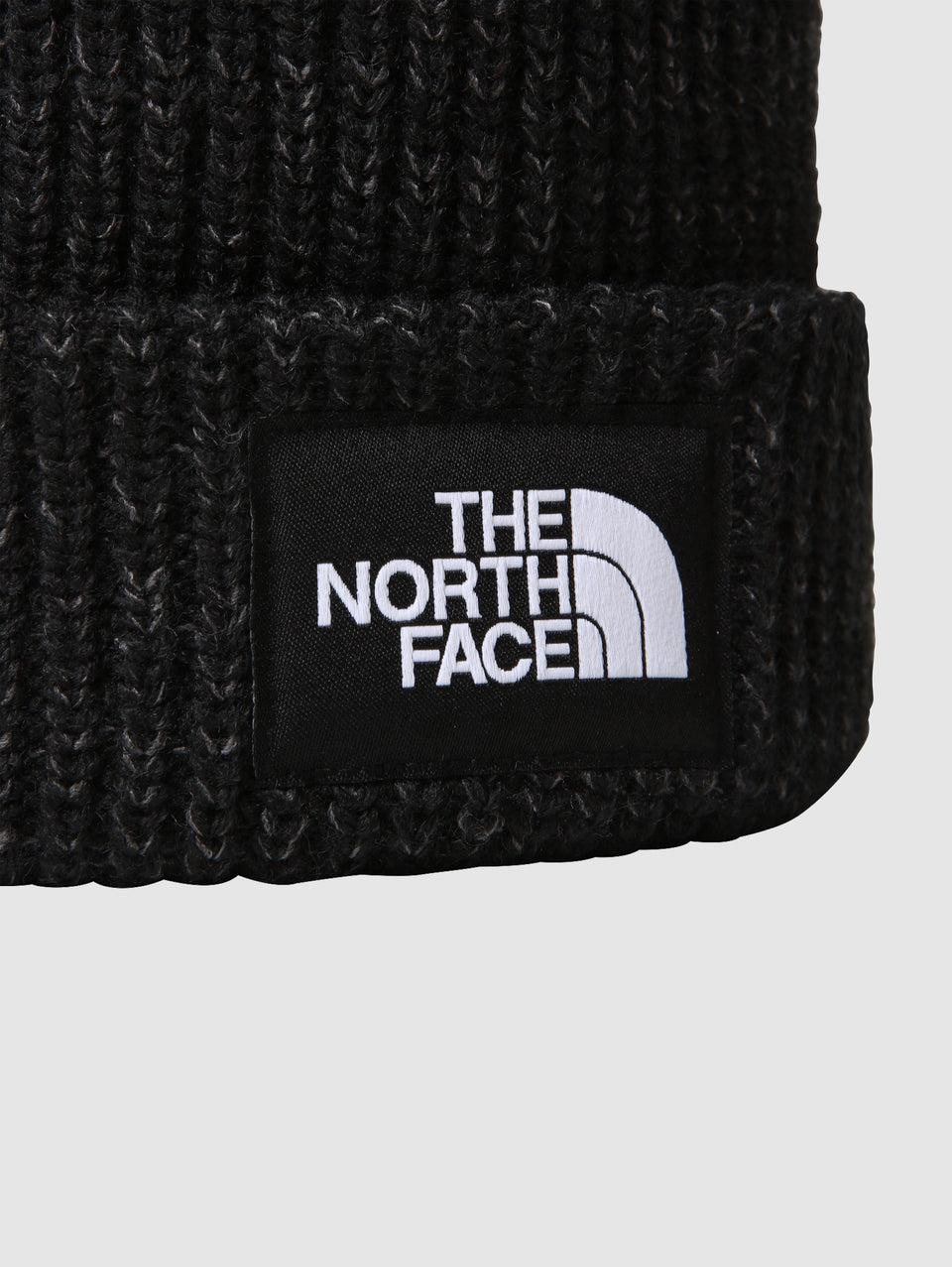 THE NORTH FACE Berretto in Maglia a Coste con Logo Nero Prezzo di fabbrica