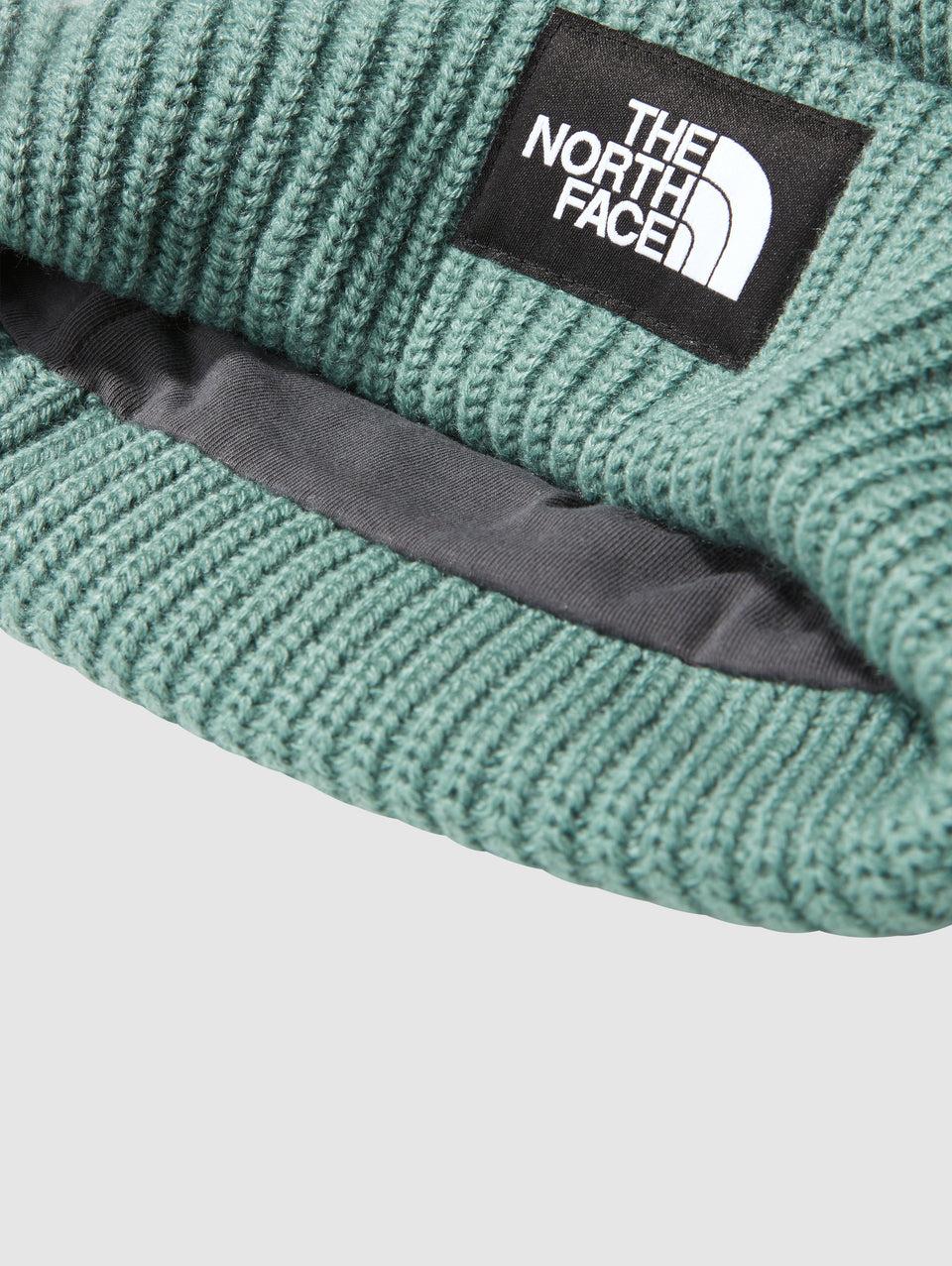 THE NORTH FACE Berretto in Maglia a Coste con Logo Salvia Offerta speciale