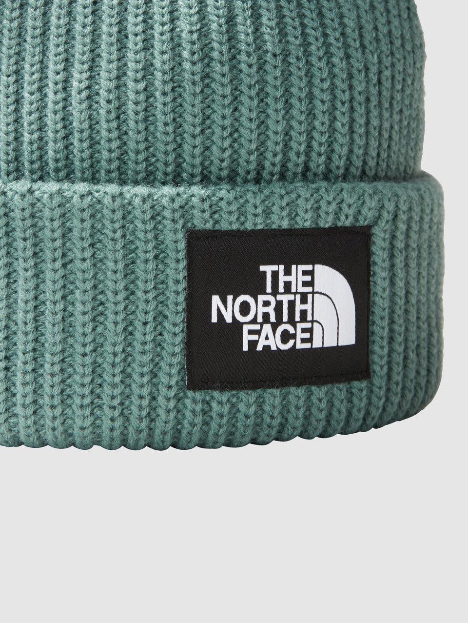 THE NORTH FACE Berretto in Maglia a Coste con Logo Salvia Offerta speciale