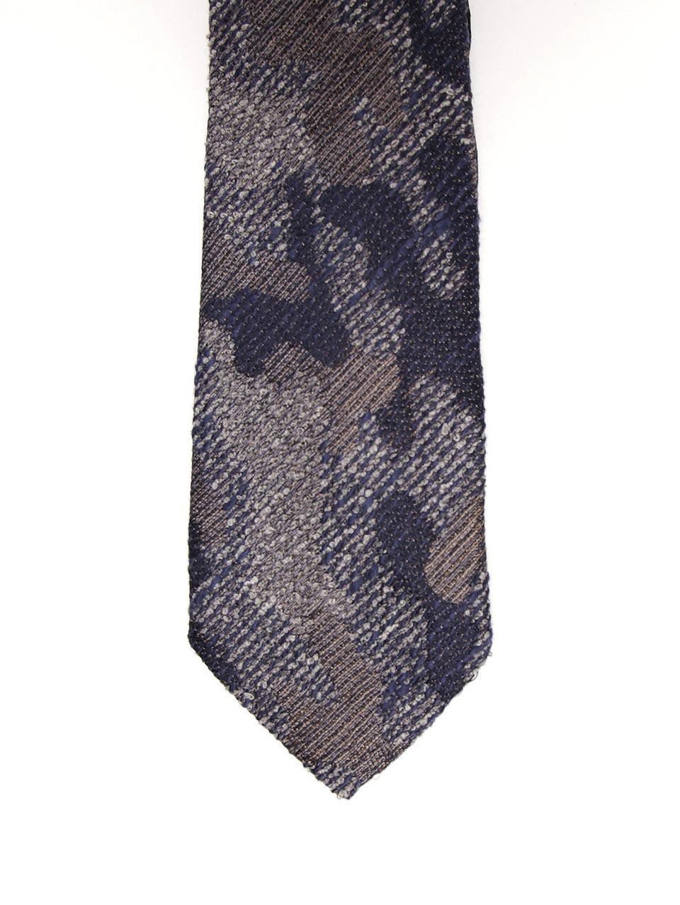 MANUEL RITZ Cravatta camouflage 2232K505 173400 Blu/Marrone/Grigio Offerta temporanea