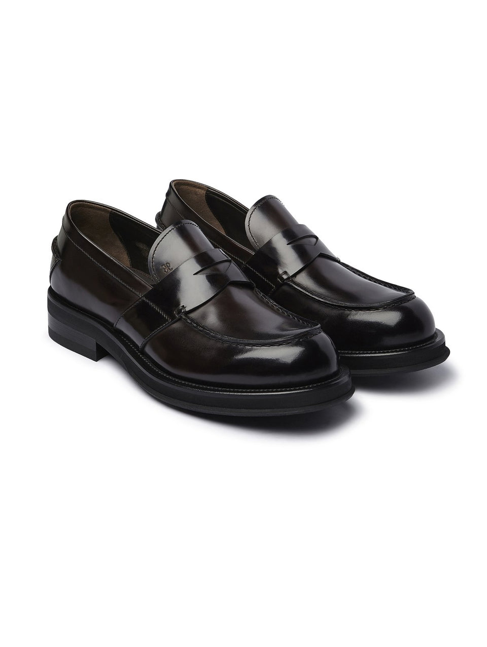 FABI Mocassino Penny Loafer con Suola in Gomma Testa di Moro Sconti VIP