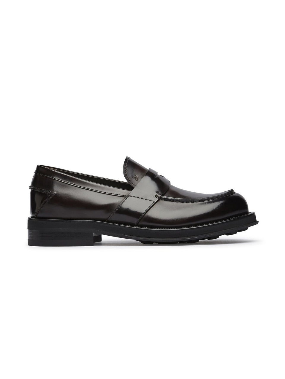 FABI Mocassino Penny Loafer con Suola in Gomma Testa di Moro Sconti VIP