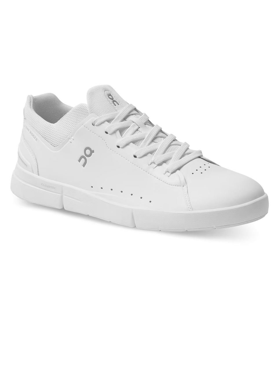 ON RUNNING Sneakers The Rogers Advantage in Pelle Vegana Bianco Sostegno trimestrale