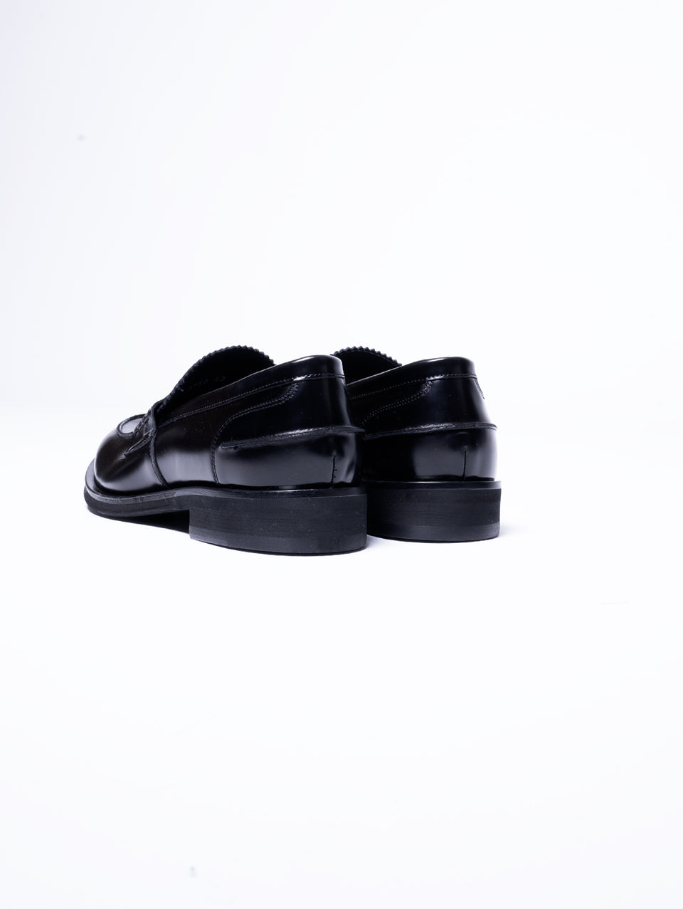 GEORGE HOL'S Mocassino Penny Loafer in Abrasivato Nero 50% di sconto con spedizione gratuita