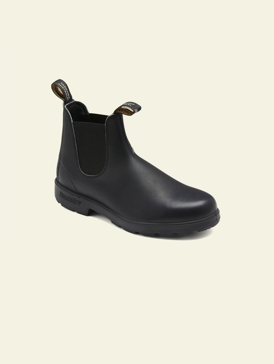 BLUNDSTONE Stivaletti Chelsea in Pelle con Elastici Nero/Nero In vendita