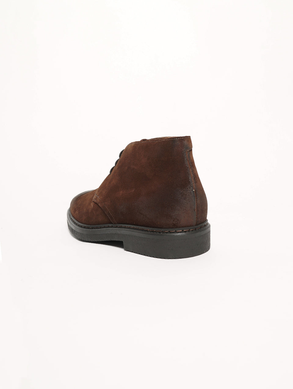 DUCA DI WELLES Stivaletto in pelle oliata Terra di siena bruciato In Linea