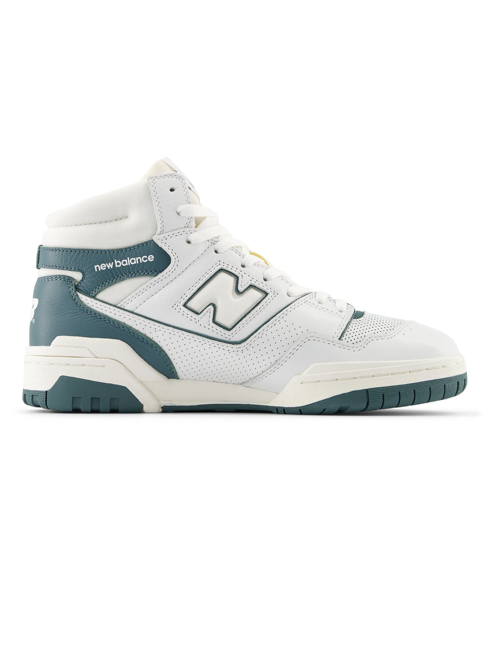 NEW BALANCE Sneakers Alte Retrò 650 Bianco/Petrolio Sottocosto